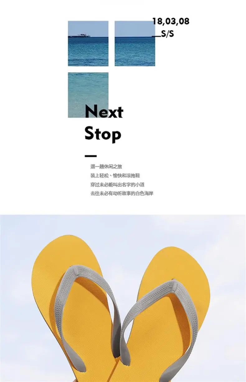 Guangdong Flip-flops for Men 2024 New Summer Outer Wear Non-slip Flip-flops for Men Thai Rubber Beach Sandals — feature 6