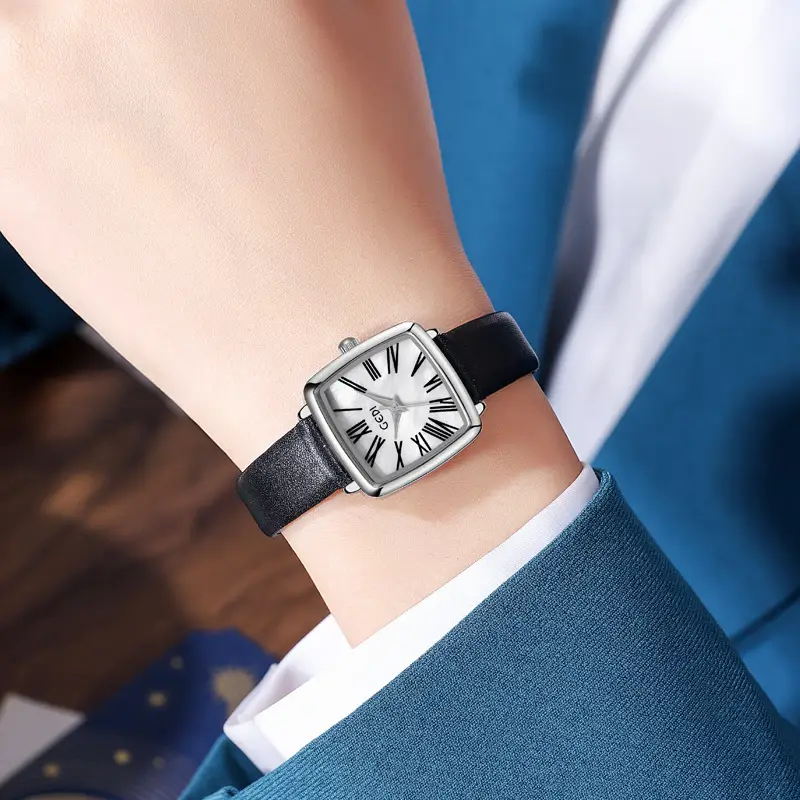 Women's Mother-of-Pearl Watch with Gold Dial