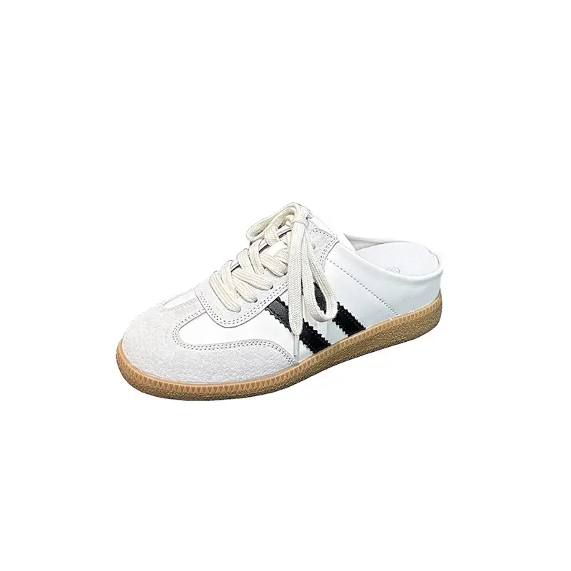 Women's White Heelless Training Shoes for Summer - Image 7