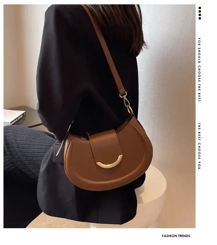Maroon Vintage Commuter Shoulder Bag Women 2024 — feature 2
