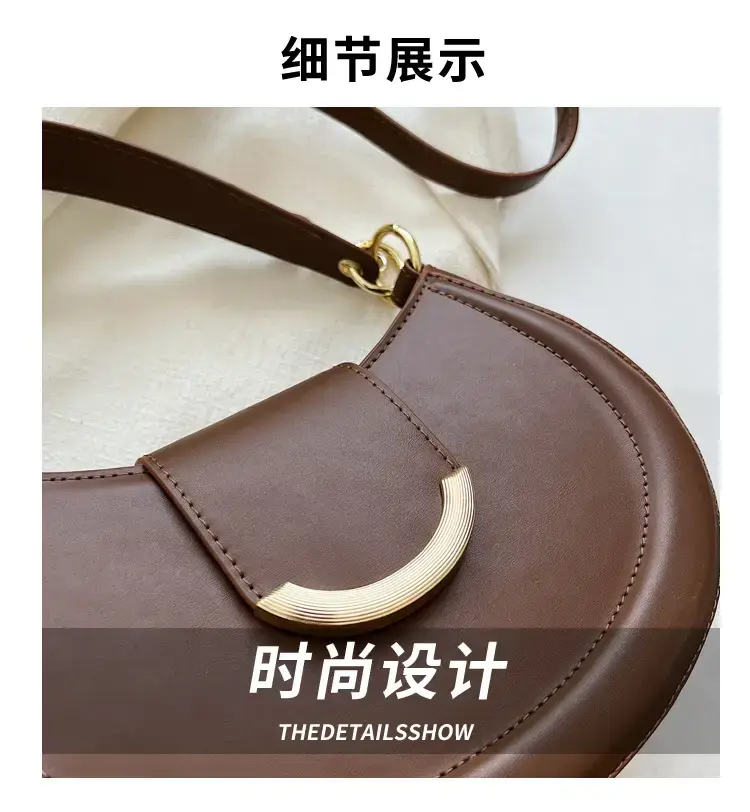 Maroon Vintage Commuter Shoulder Bag Women 2024 — feature 4