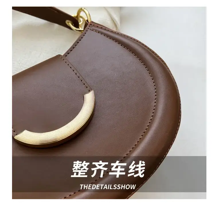 Maroon Vintage Commuter Shoulder Bag Women 2024 — feature 5