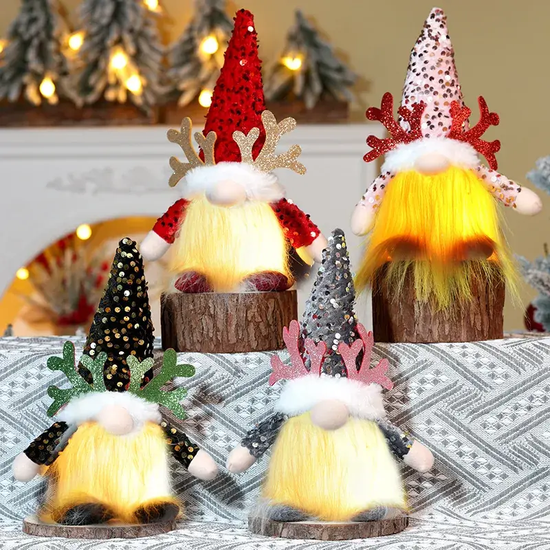 Cross-Country Christmas Rudolph Luminous Figure 13cm — feature 1