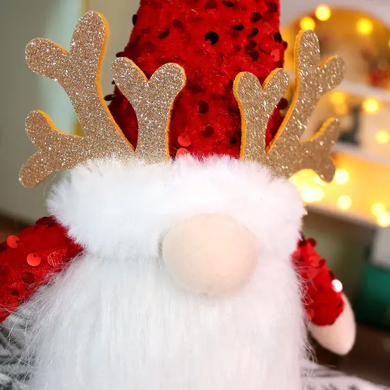 Cross-Country Christmas Rudolph Luminous Figure 13cm — feature 13