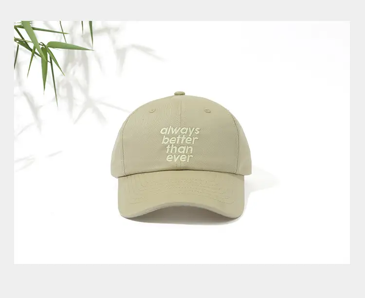Korean-style embroidered baseball cap women black with letters — feature 8