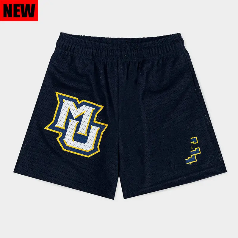Men's Black H-H Logo Casual Shorts Summer