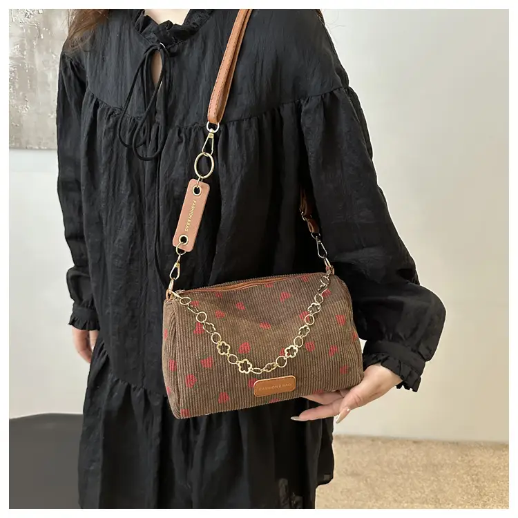 Women's Strawberry Printed Shoulder Crossbody Bag — feature 17