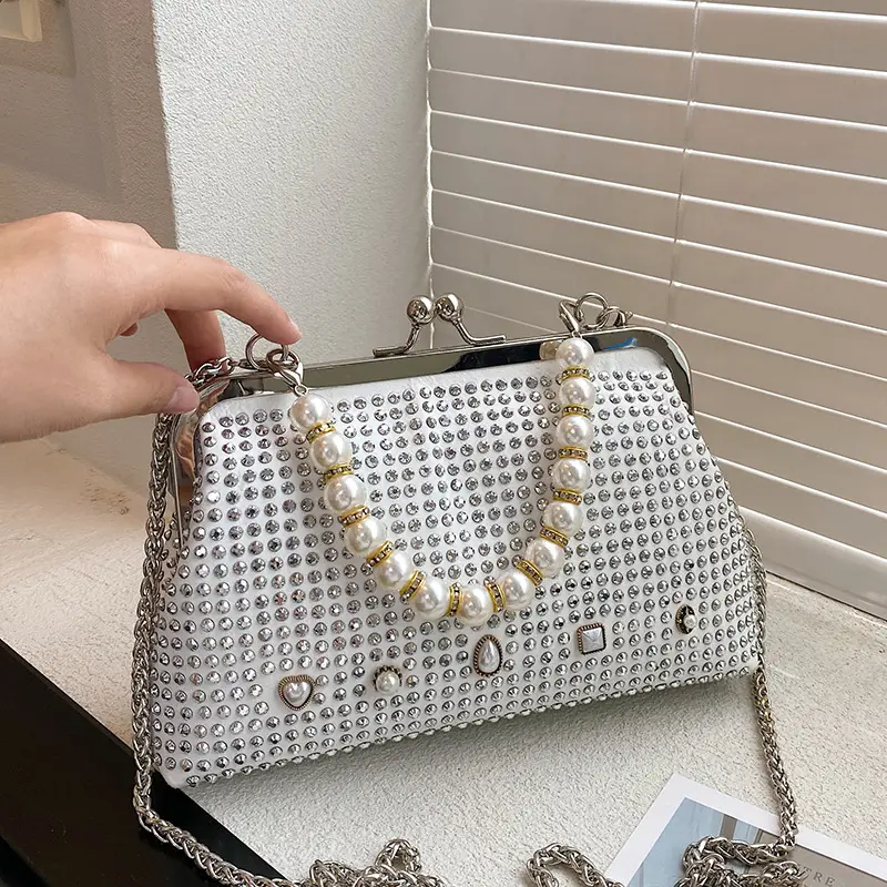 Korean Style Pearl Crossbody Bag Women 2024 - Image 4