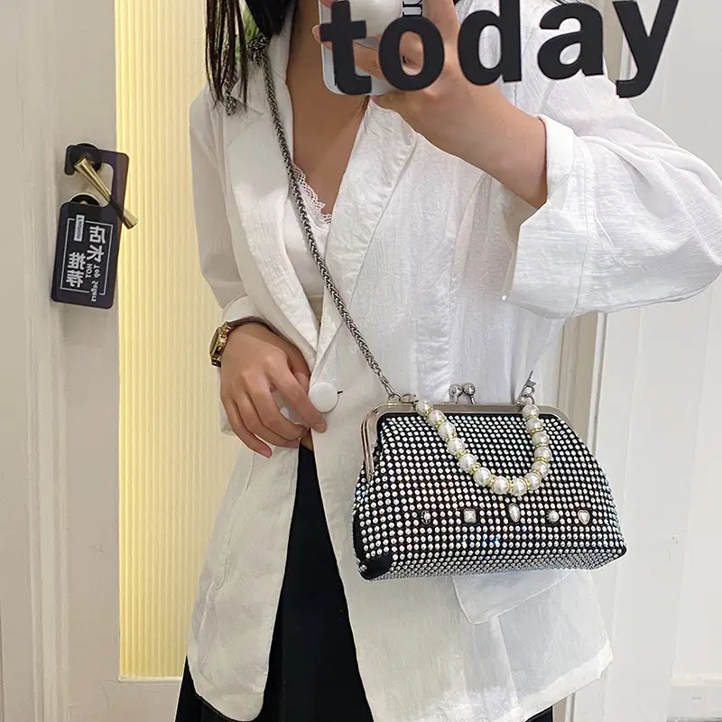 Korean Style Pearl Crossbody Bag Women 2024 - Image 6
