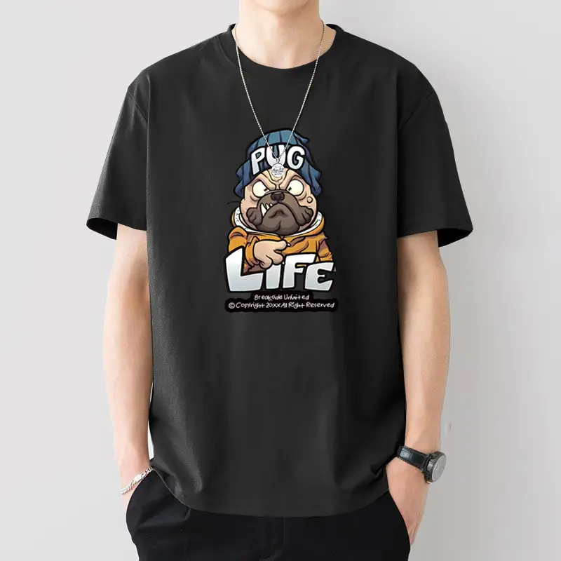 Men White Printed T-Shirt Super Toy Design Loose Fit - Image 7