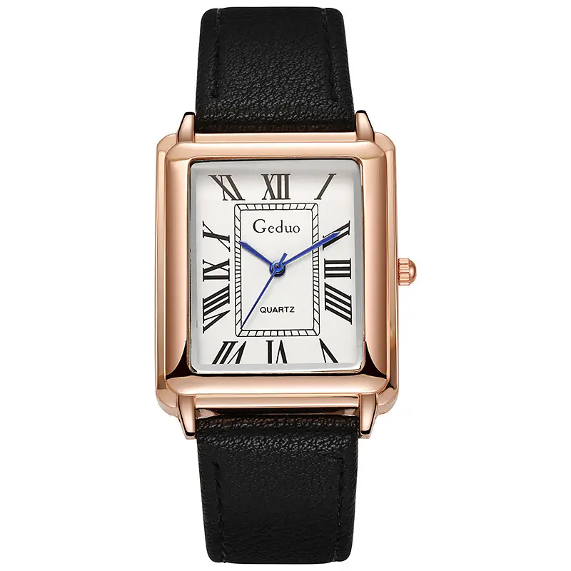 Casual Rome business men's watch square men's watch fashion simple tank belt watch a generation of hair