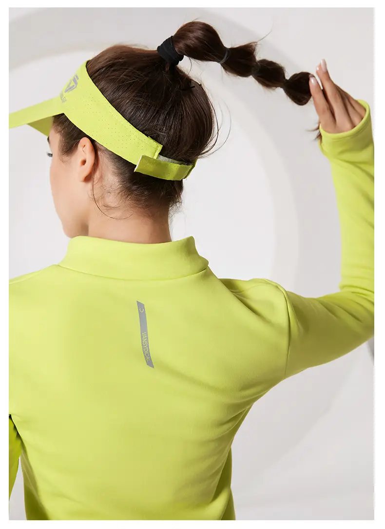 Men's Lime Green Sport Cap with "PORT" Print — feature 17