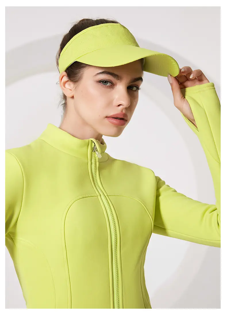 Men's Lime Green Sport Cap with "PORT" Print — feature 18