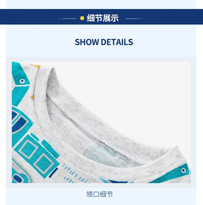 2025 Summer Boys T-Shirt Suit European American Brand — feature 9