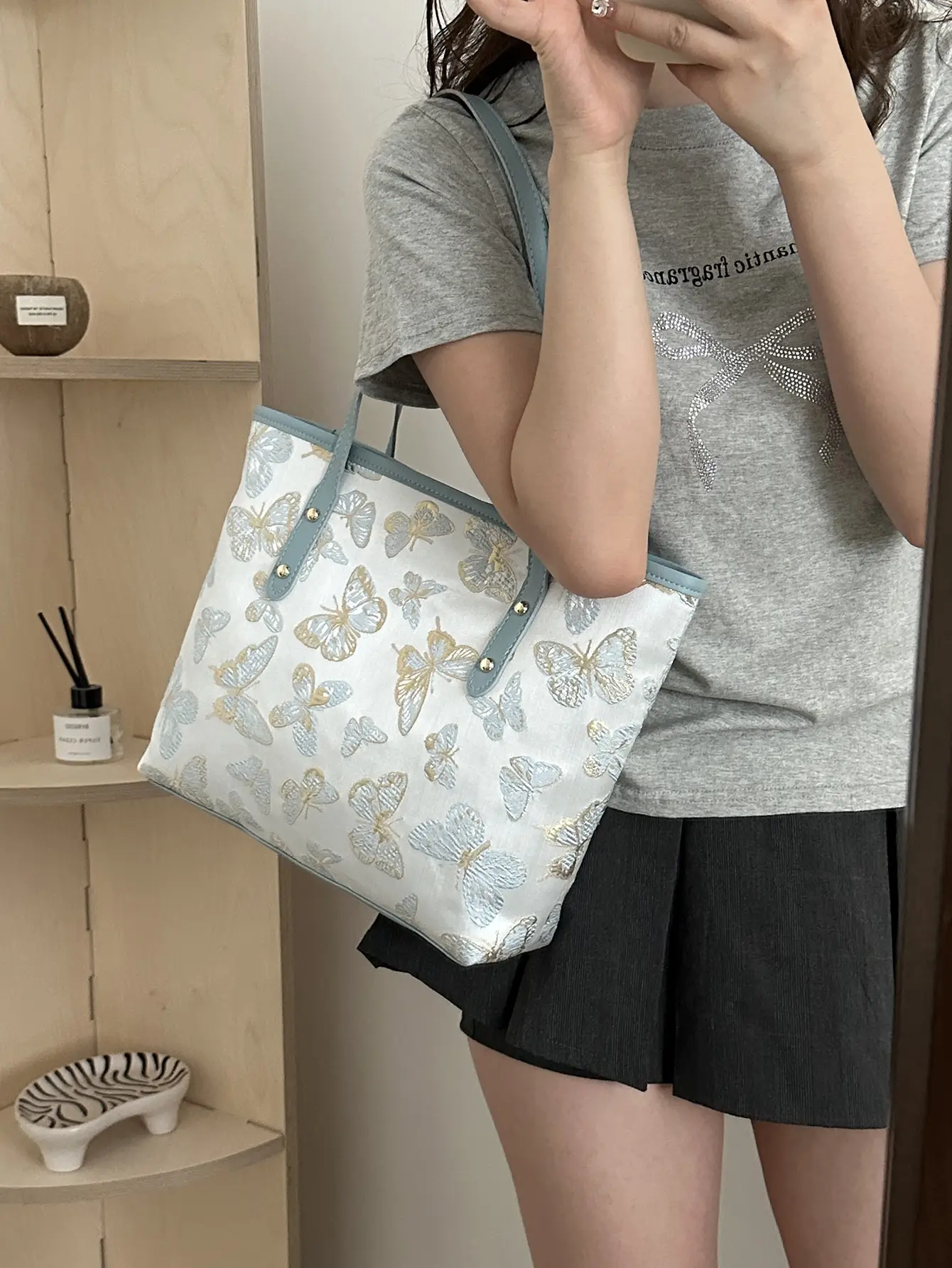 New Chinese Style Butterfly Tote Bag 2024 Large Capacity - Image 6