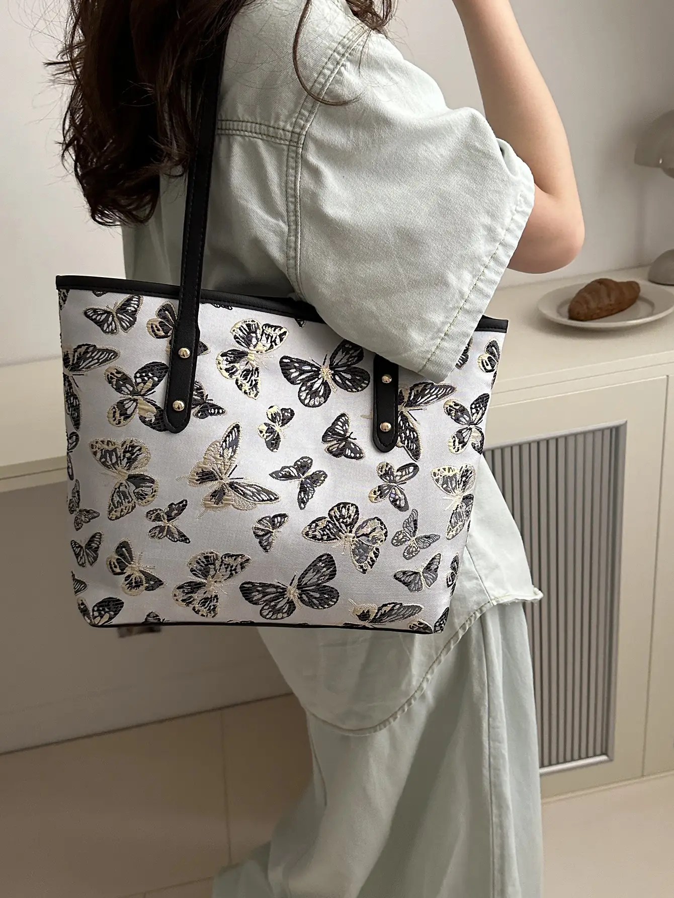 New Chinese Style Butterfly Tote Bag 2024 Large Capacity - Image 7