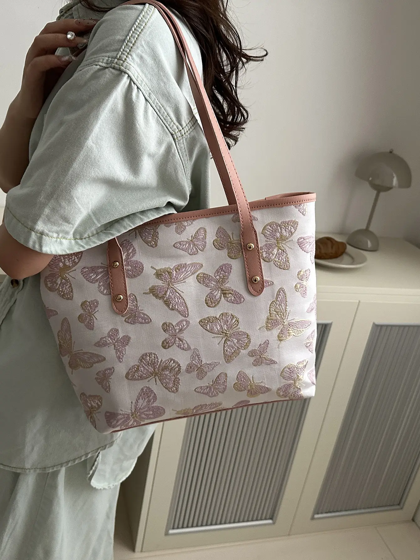 New Chinese Style Butterfly Tote Bag 2024 Large Capacity - Image 8