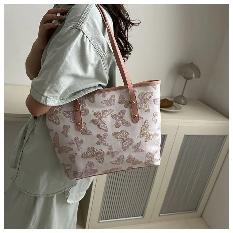 New Chinese Style Butterfly Tote Bag 2024 Large Capacity — feature 11