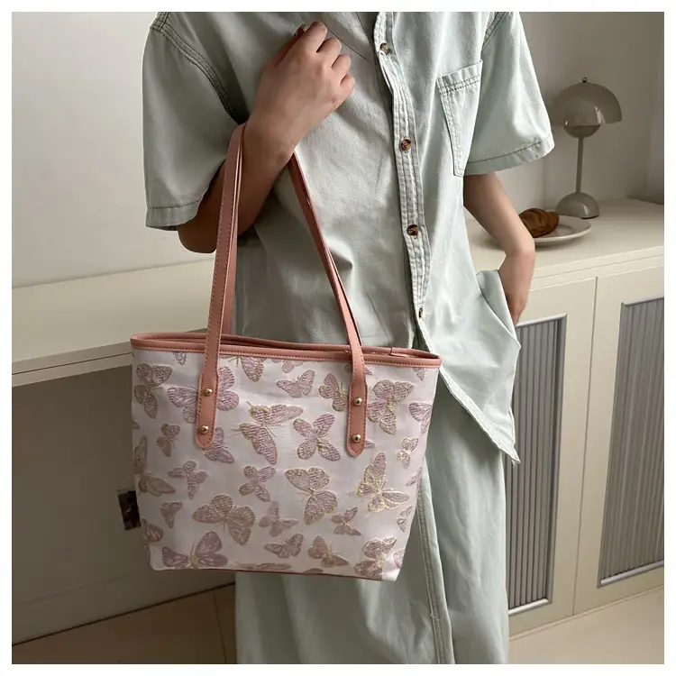 New Chinese Style Butterfly Tote Bag 2024 Large Capacity — feature 12