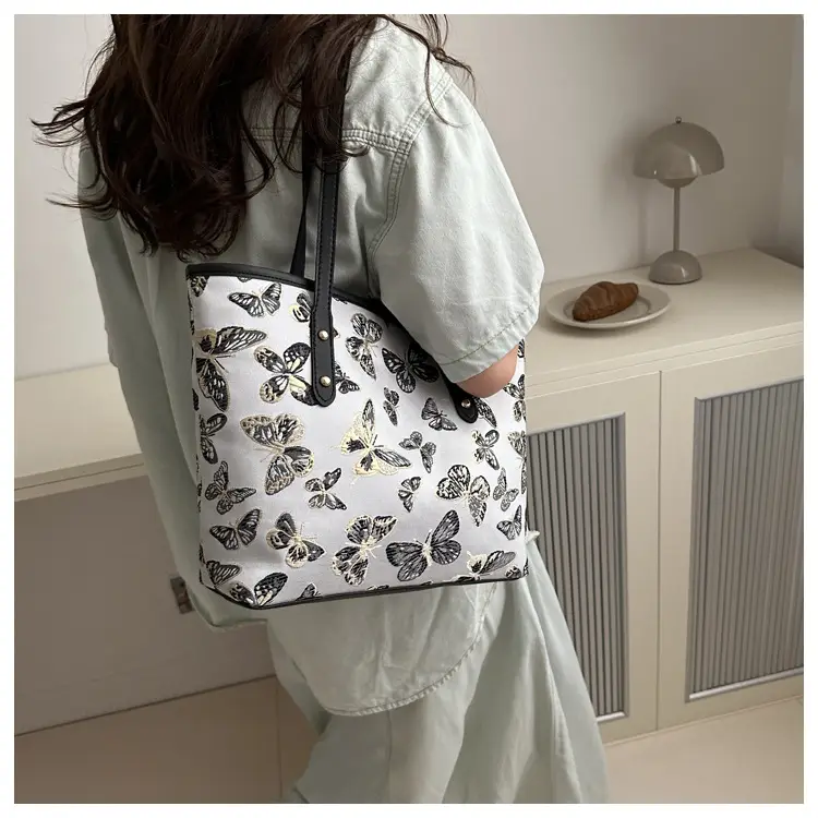 New Chinese Style Butterfly Tote Bag 2024 Large Capacity — feature 15