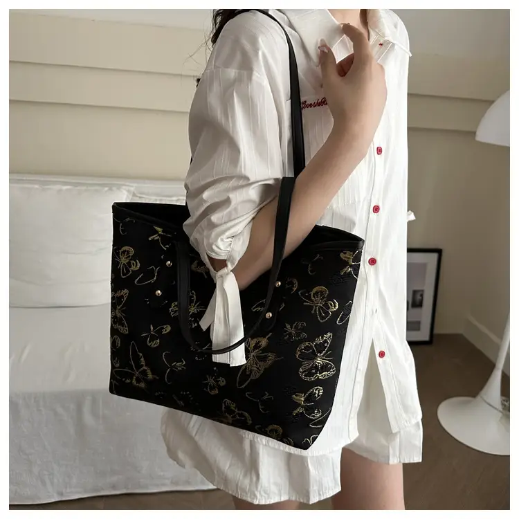 New Chinese Style Butterfly Tote Bag 2024 Large Capacity — feature 17