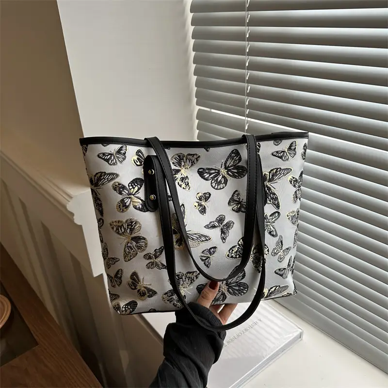 New Chinese Style Butterfly Tote Bag 2024 Large Capacity - Image 3