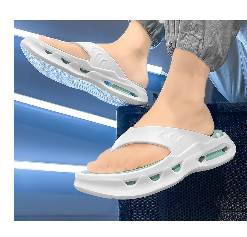 Cross-border New Flip Flops Men's High-end Summer Home Non-slip Wear-resistant Beach Shoes Soft Sole Height-increasing Sandals — feature 17