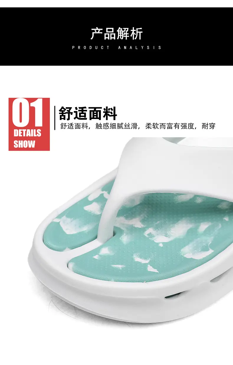 Cross-border New Flip Flops Men's High-end Summer Home Non-slip Wear-resistant Beach Shoes Soft Sole Height-increasing Sandals — feature 6