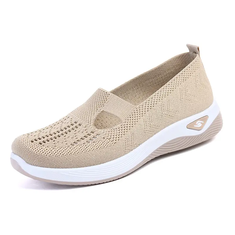 Women's Shoes 2025 New Cross-Border Foreign Trade Women's Casual Shoes Mom Shoes Sock Shoes Mesh Shoes Soft-Soled Sneakers for Women — feature 7