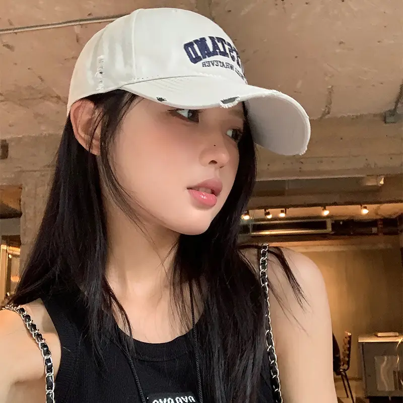 American Retro Baseball Cap Black Embroidered Summer Sunshade Cap - Image 10