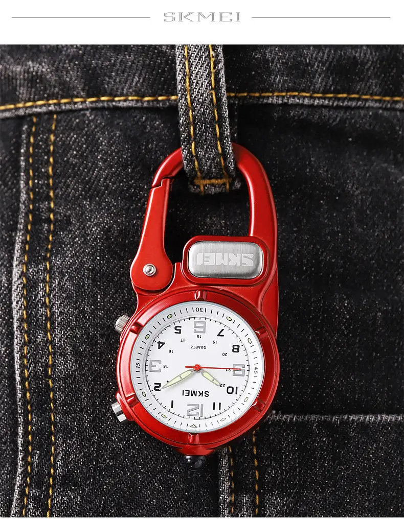 SKMEI Blue Quartz Watch with Compass & Buckle β feature 15