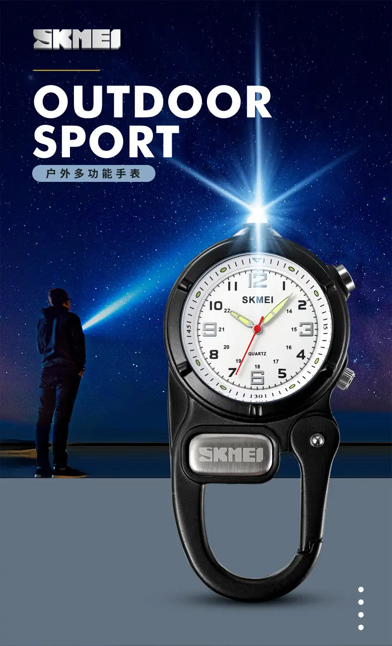 SKMEI Blue Quartz Watch with Compass & Buckle β feature 4