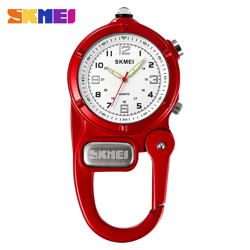 SKMEI Blue Quartz Watch with Compass & Buckle