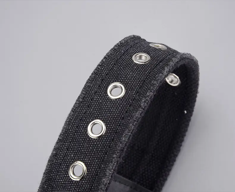Men Canvas Belt with Silver Buckle 2026 — feature 10
