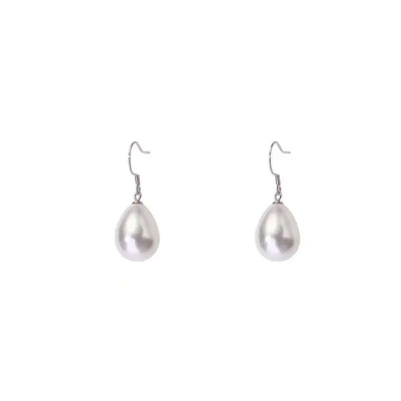 Japanese Pearl Earrings Women Retro Water Drop Design - Image 8
