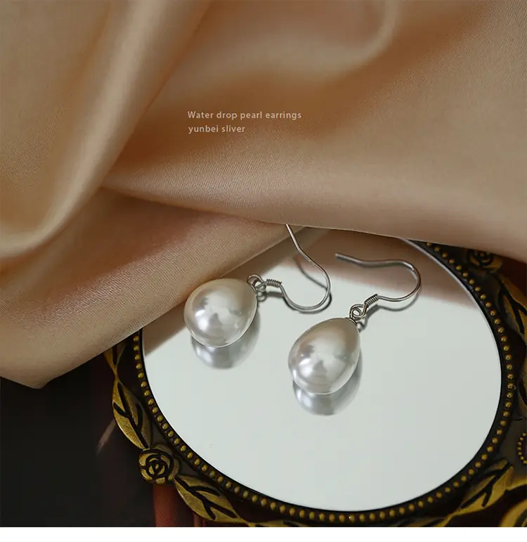 Japanese Pearl Earrings Women Retro Water Drop Design — feature 10