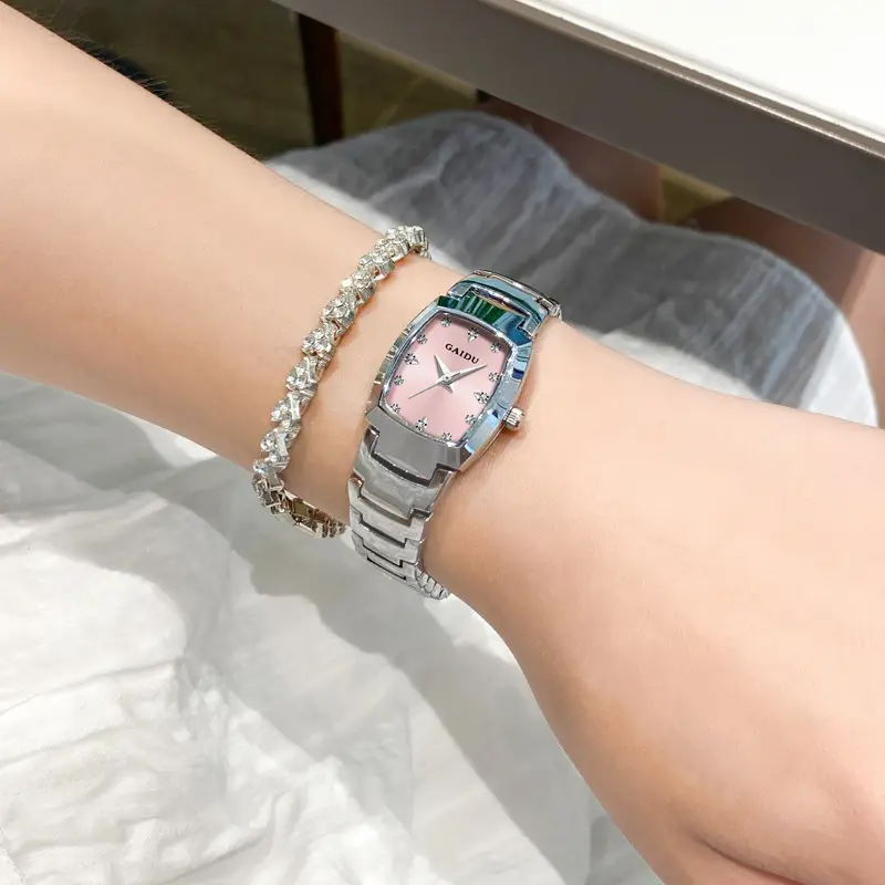 Women's Quartz Watch with Diamond Crystal Dial - Image 4