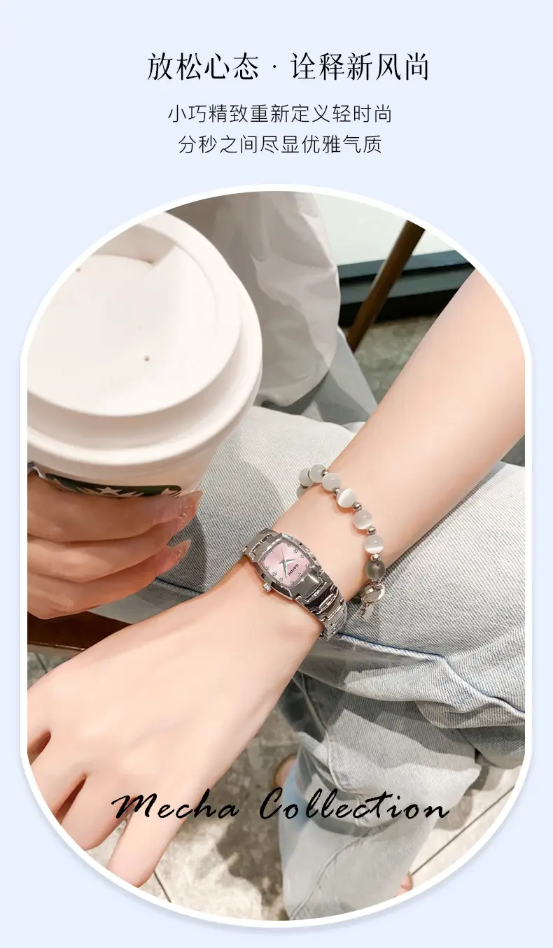Women's Quartz Watch with Diamond Crystal Dial — feature 4