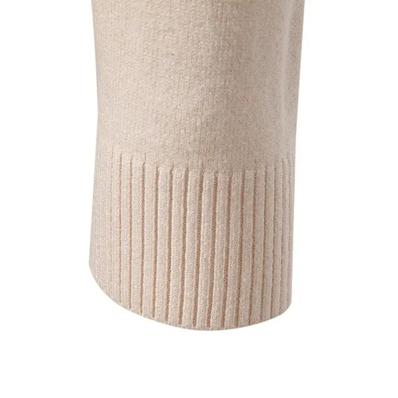 Men's Grey Knitted Turtleneck Pullover Large — feature 17
