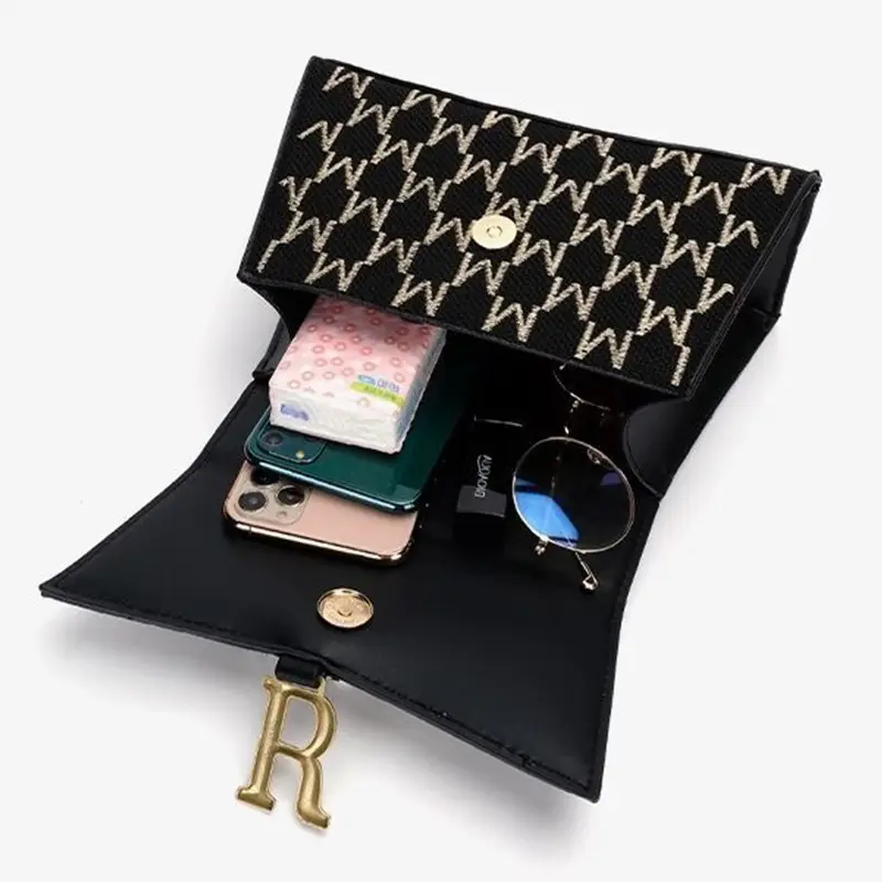 Chanel-Inspired Crossbody Bag with R Letter Design - Image 4