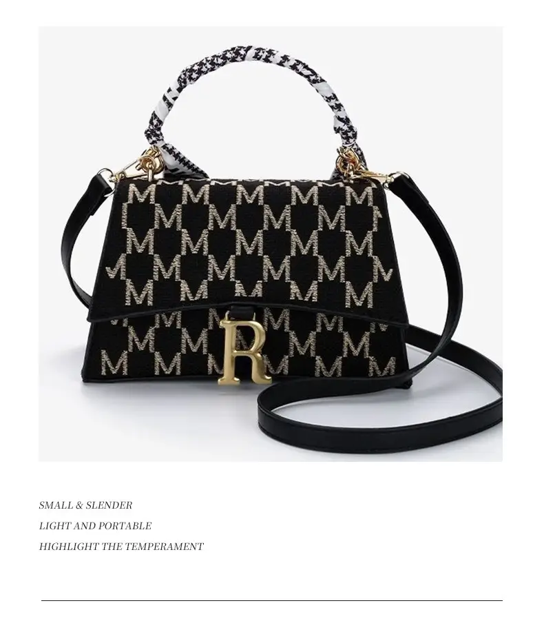 Chanel-Inspired Crossbody Bag with R Letter Design — feature 8