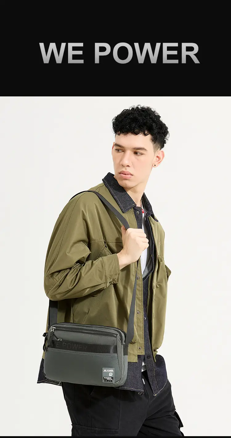Men's Navy Blue Crossbody Shoulder Bag WEPOWER — feature 14