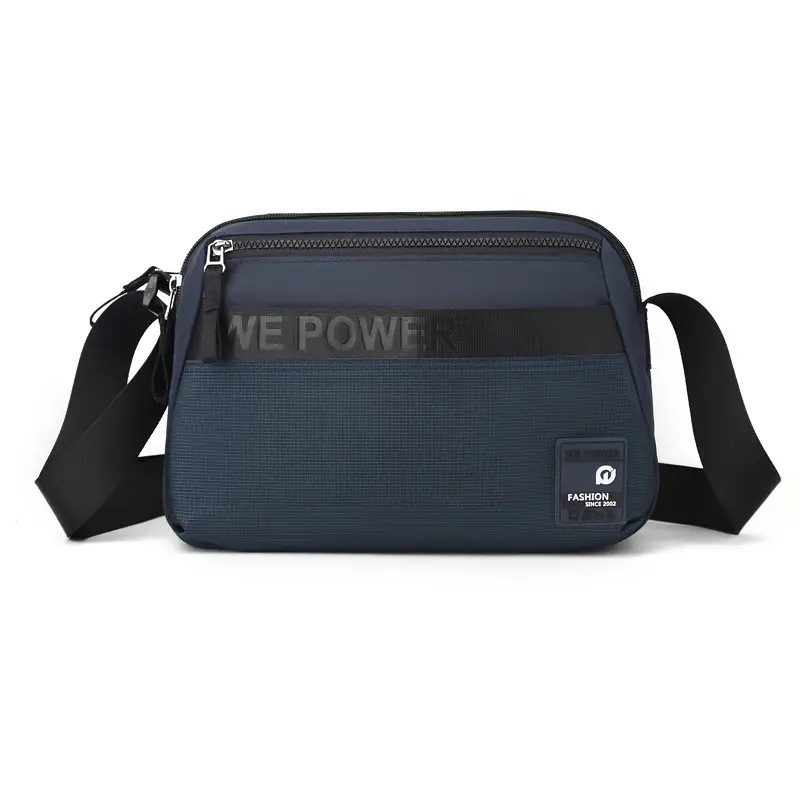 Men's Navy Blue Crossbody Shoulder Bag WEPOWER - Image 3