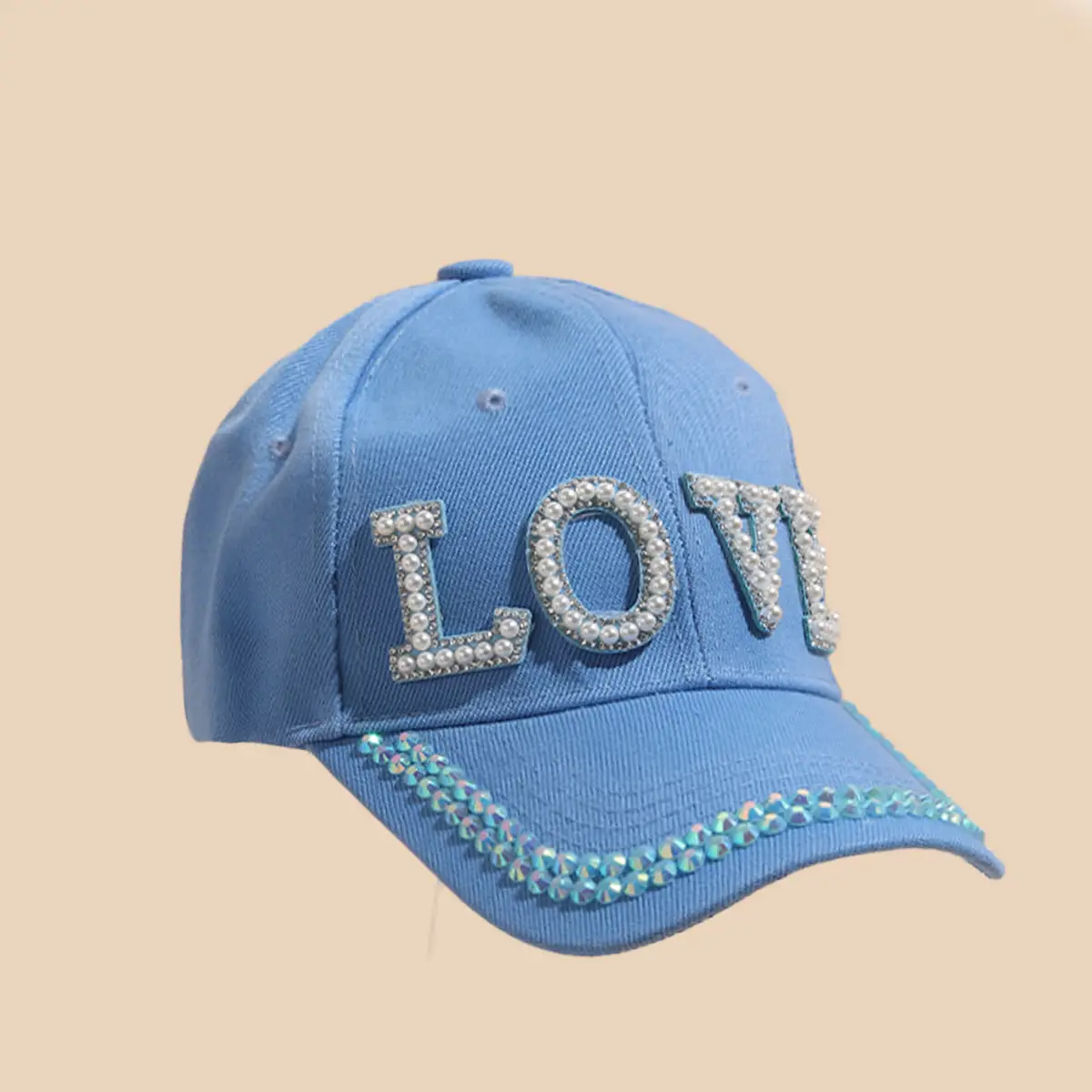 Women's Korean Rhinestone Butterfly Cap Summer — feature 13