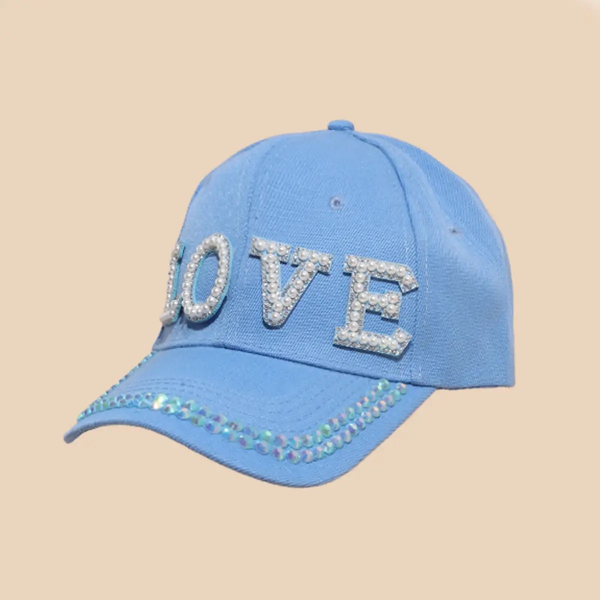 Women's Korean Rhinestone Butterfly Cap Summer — feature 14