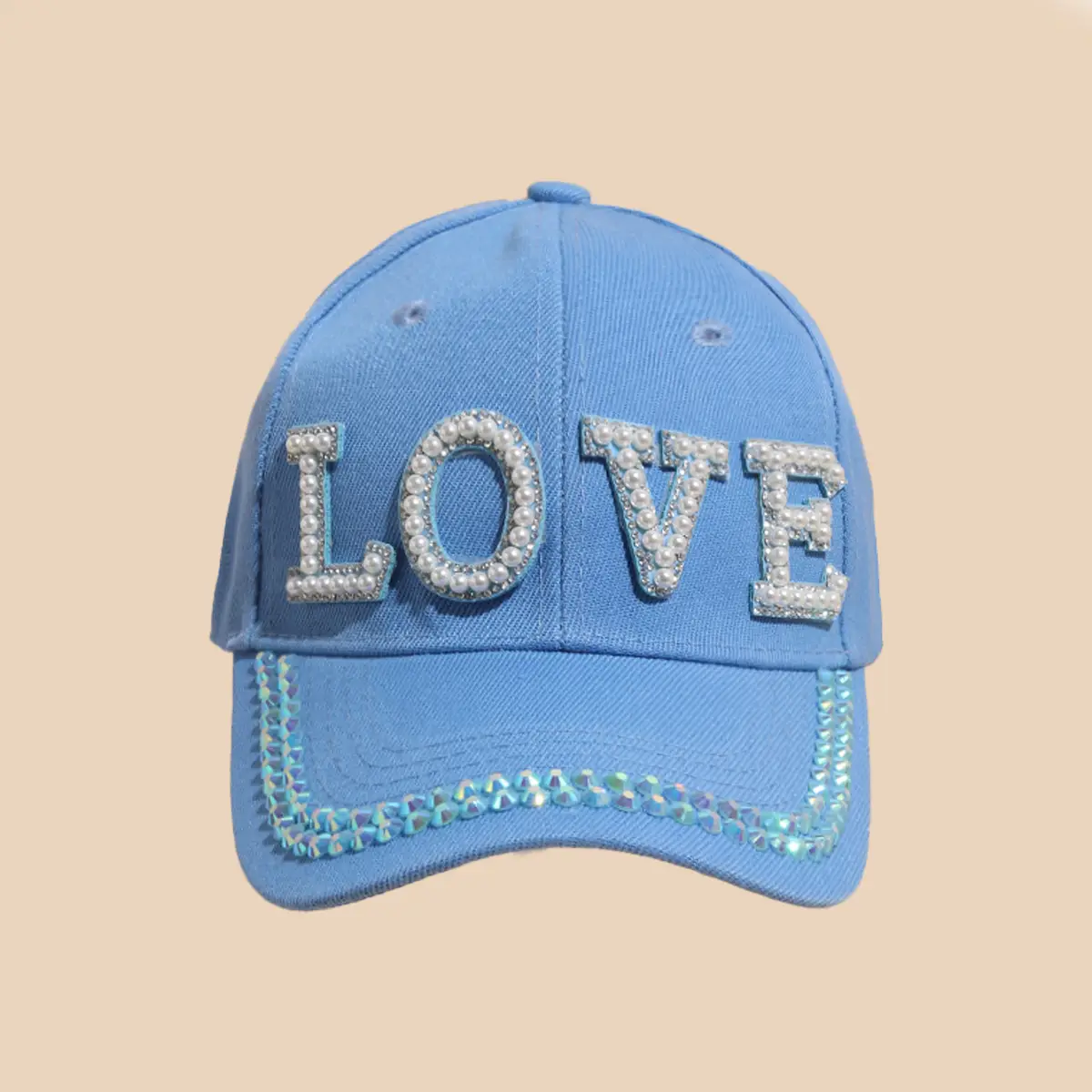 Women's Korean Rhinestone Butterfly Cap Summer — feature 28