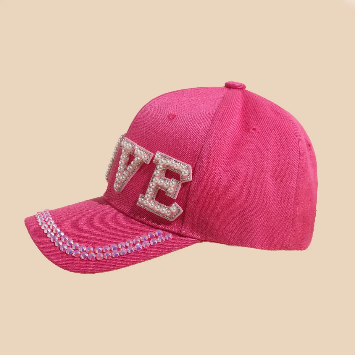 Women's Korean Rhinestone Butterfly Cap Summer — feature 3