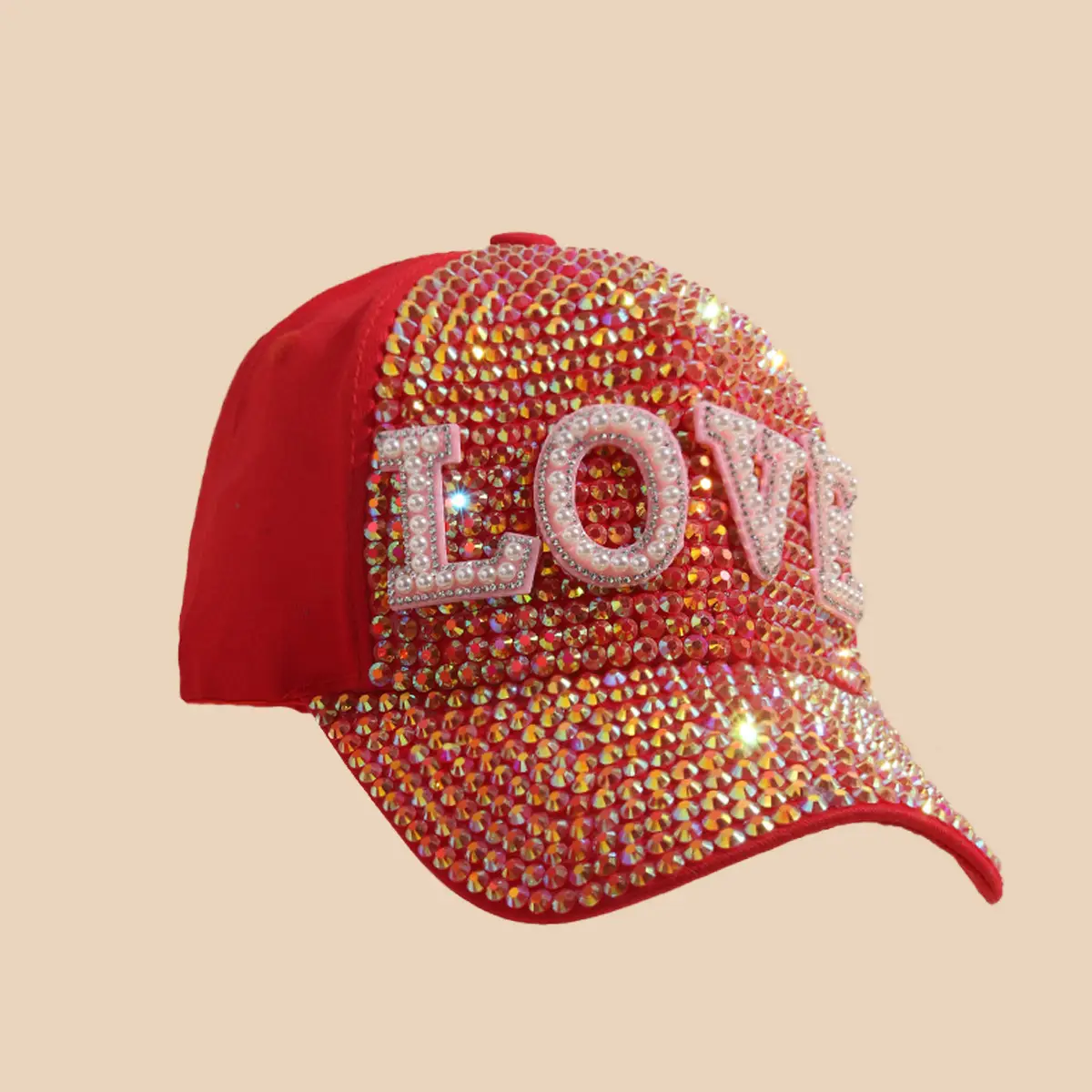 Women's Korean Rhinestone Butterfly Cap Summer — feature 5