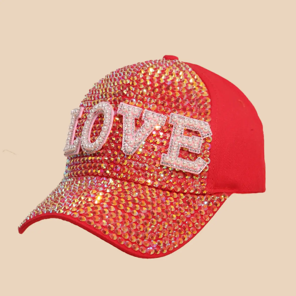 Women's Korean Rhinestone Butterfly Cap Summer — feature 6