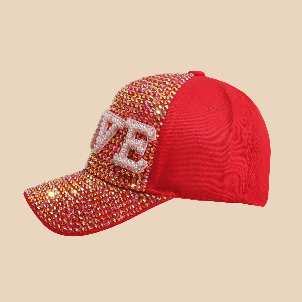 Women's Korean Rhinestone Butterfly Cap Summer — feature 7